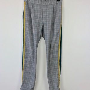 Zara | Striped Plaid Trousers